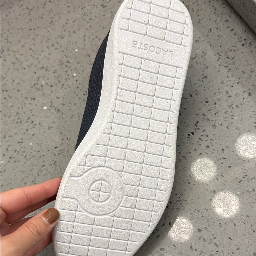 Lacoste women Navy and Gold Sneakers - Picture 4 of 6
